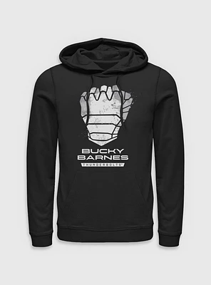 Marvel Thunderbolts* Bucky Barnes Winter Soldier Logo Hoodie