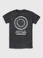 Marvel Thunderbolts* John Walker U.S. Agent Logo Mineral Wash T-Shirt