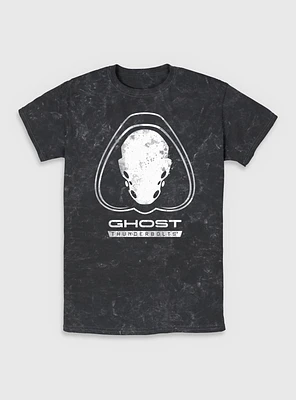 Marvel Thunderbolts* Ghost Logo Mineral Wash T-Shirt