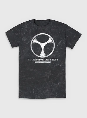 Marvel Thunderbolts* Taskmaster Logo Mineral Wash T-Shirt