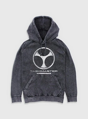 Marvel Thunderbolts* Taskmaster Logo Mineral Wash Hoodie