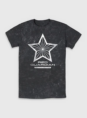 Marvel Thunderbolts* Red Guardian Logo Mineral Wash T-Shirt
