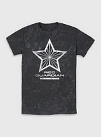 Marvel Thunderbolts* Red Guardian Logo Mineral Wash T-Shirt