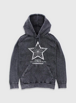 Marvel Thunderbolts* Red Guardian Logo Mineral Wash Hoodie