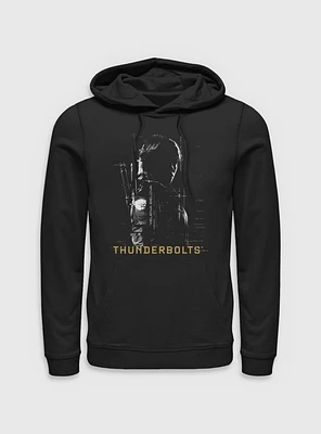 Marvel Thunderbolts* Yelena Silhouette Hoodie