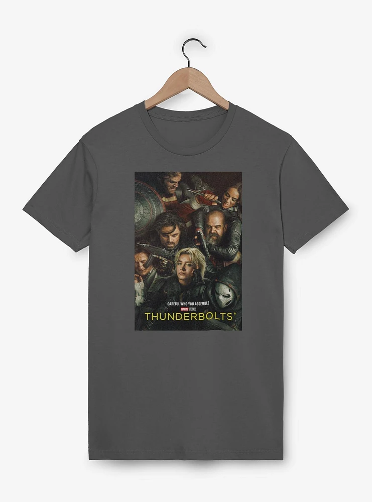 Marvel Thunderbolts* Team Poster Garment Dye T-Shirt