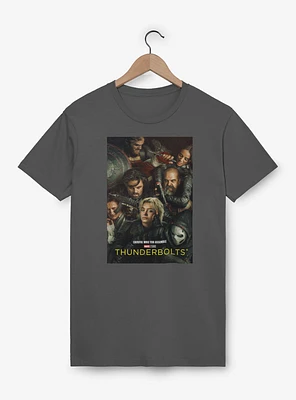 Marvel Thunderbolts* Team Poster Garment Dye T-Shirt