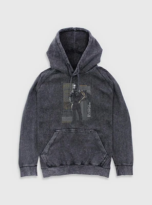 Marvel Thunderbolts* Bucky Barnes Winter Soldier Pose Mineral Wash Hoodie