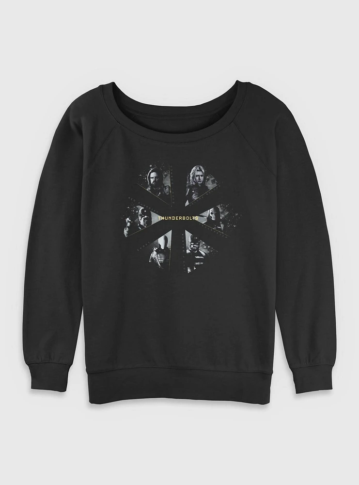 Marvel Thunderbolts* Team Womens Slouchy Sweatshirt