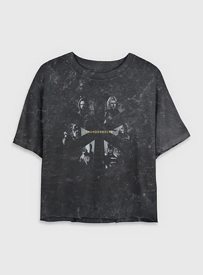 Marvel Thunderbolts* Team Mineral Wash Womens Crop T-Shirt