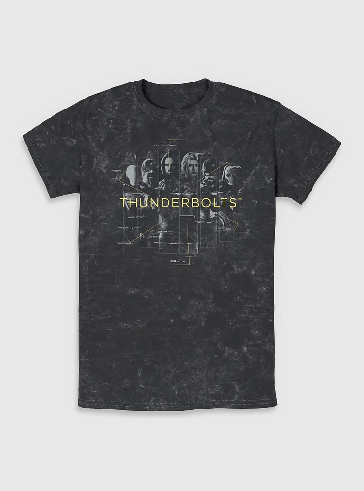 Marvel Thunderbolts* Team Members Mineral Wash T-Shirt