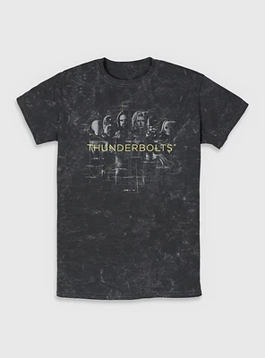 Marvel Thunderbolts* Team Members Mineral Wash T-Shirt