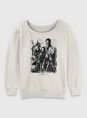 Marvel Thunderbolts* Group Womens Slouchy Sweatshirt