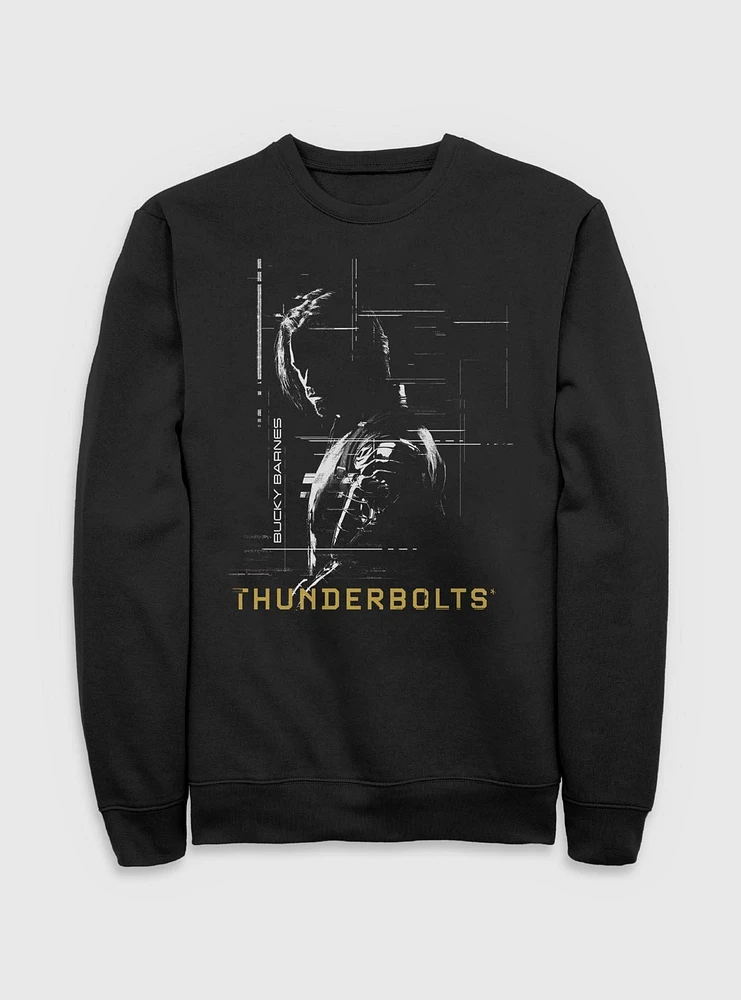 Marvel Thunderbolts* Bucky Barnes Winter Soldier Silhouette Sweatshirt