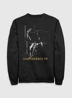 Marvel Thunderbolts* Bucky Barnes Winter Soldier Silhouette Sweatshirt