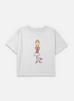 Disney Phineas and Ferb Candace Youth Girls Boxy T-Shirt