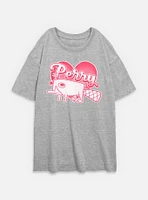 Disney Phineas and Ferb Perry The Platypus Love Womens Oversized T-Shirt