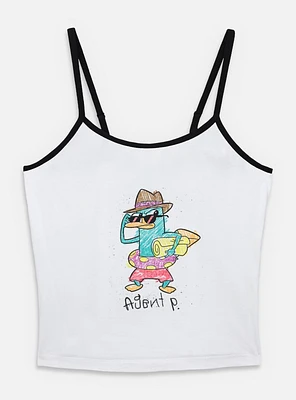 Disney Phineas and Ferb Agent P Summer Ready Womens Cami Tank Top