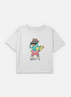 Disney Phineas and Ferb Agent P Summer Ready Youth Girls Boxy T-Shirt