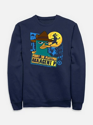 Disney Phineas and Ferb Perry The Platypus AKA Agent P Sweatshirt
