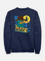 Disney Phineas and Ferb Perry The Platypus AKA Agent P Sweatshirt