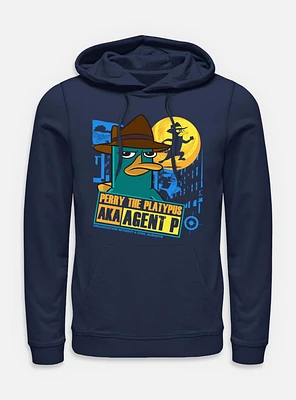 Disney Phineas and Ferb Perry The Platypus AKA Agent P Hoodie
