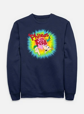 Disney Phineas and Ferb Color Logo Sweatshirt