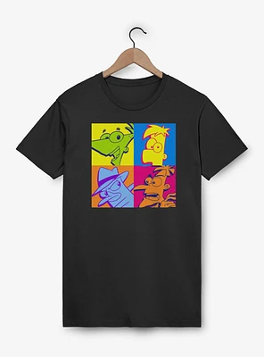 Disney Phineas and Ferb Pop Art Squares T-Shirt