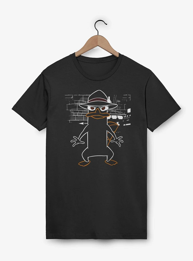 Disney Phineas and Ferb Agent P Outline T-Shirt