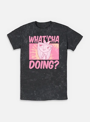 Disney Phineas and Ferb Isabella Whatcha Doing Mineral Wash T-Shirt
