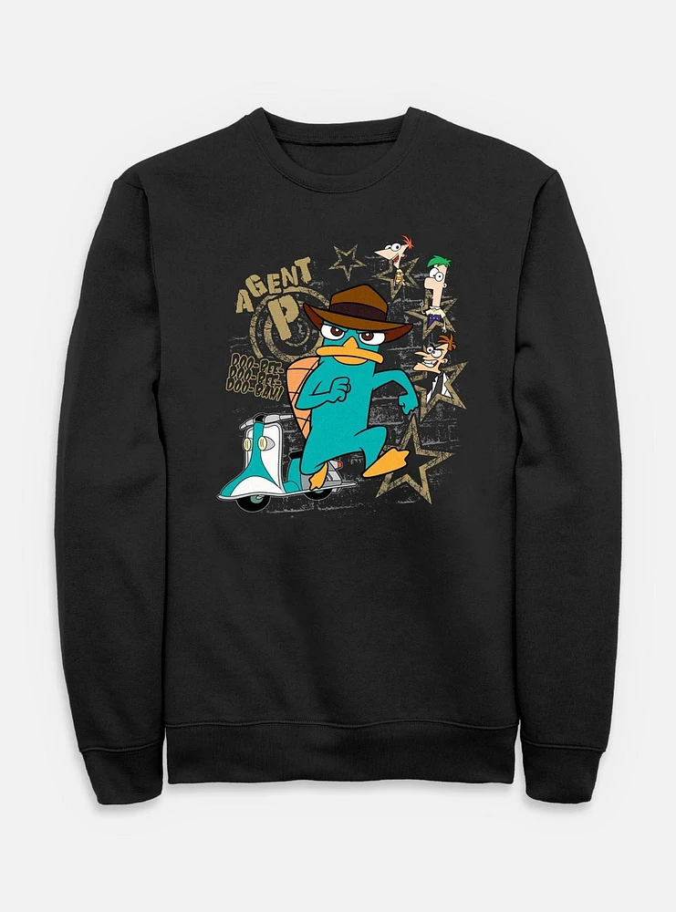 Disney Phineas and Ferb Agent P Doo-Bee Doo-Bah Sweatshirt