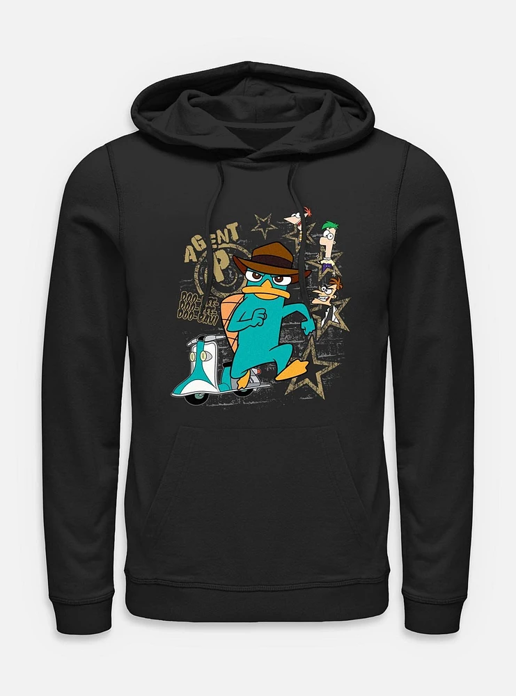 Disney Phineas and Ferb Agent P Doo-Bee Doo-Bah Hoodie