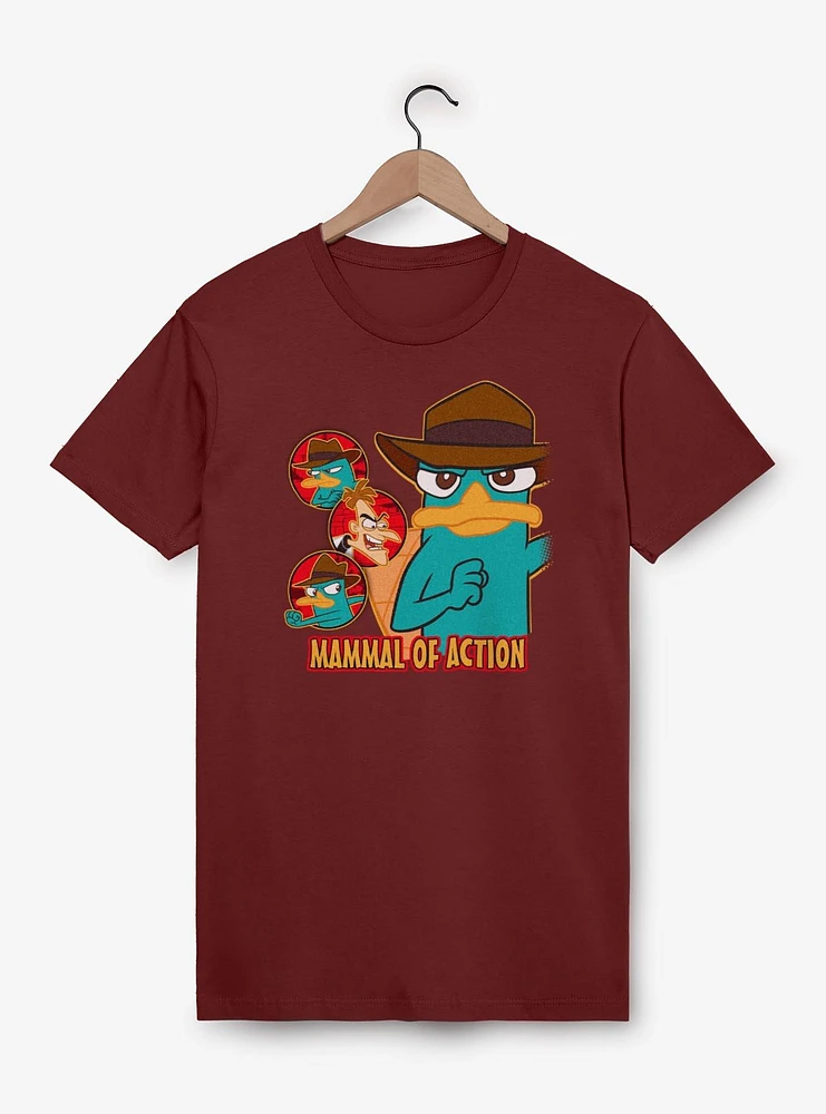 Disney Phineas and Ferb Mammal Of Action Agent P T-Shirt