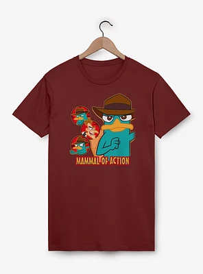 Disney Phineas and Ferb Mammal Of Action Agent P T-Shirt