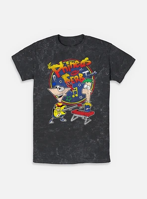 Disney Phineas and Ferb Tones Mineral Wash T-Shirt