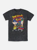 Disney Phineas and Ferb Tones Mineral Wash T-Shirt
