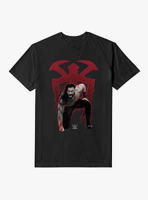WWE Roman Reigns Spear Ready Garment-Dyed T-Shirt