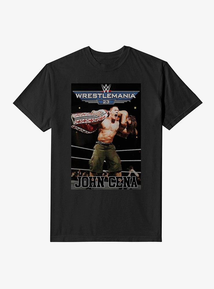 WWE John Cena Wrestlemania 23 Garment-Dyed T-Shirt