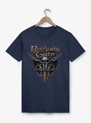 Dungeons & Dragons Baldur's Gate 3 Mind Flayer Logo T-Shirt