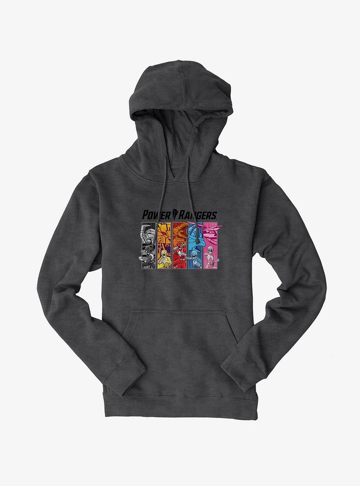 Mighty Morphin Power Rangers Lineup Hoodie