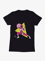 Mighty Morphin Power Rangers Pink Ranger Karate Move Womens T-Shrt