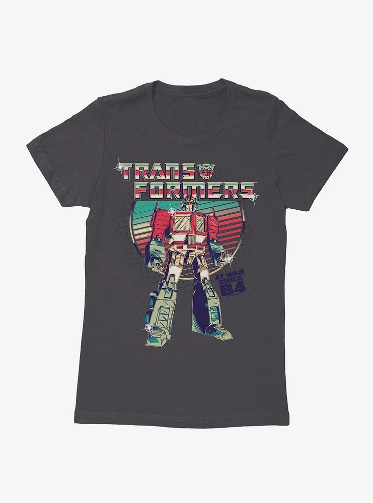 Transformers Optimus Prime At War Womens T-Shirt
