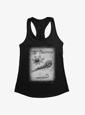 Dungeons & Dragons Nautiloid Ship Schematics Baldur's Gate Womens Tank Top