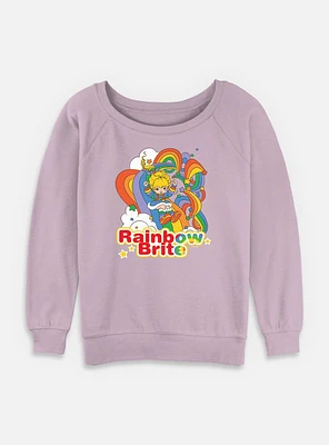 Rainbow Brite Tangle Womens Slouchy Sweatshirt