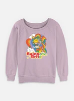 Rainbow Brite Tangle Womens Slouchy Sweatshirt
