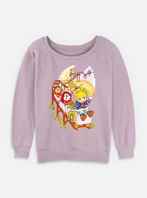 Rainbow Brite Coaster Womens Slouchy Sweatshirt