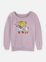Rainbow Brite & Twink Womens Slouchy Sweatshirt