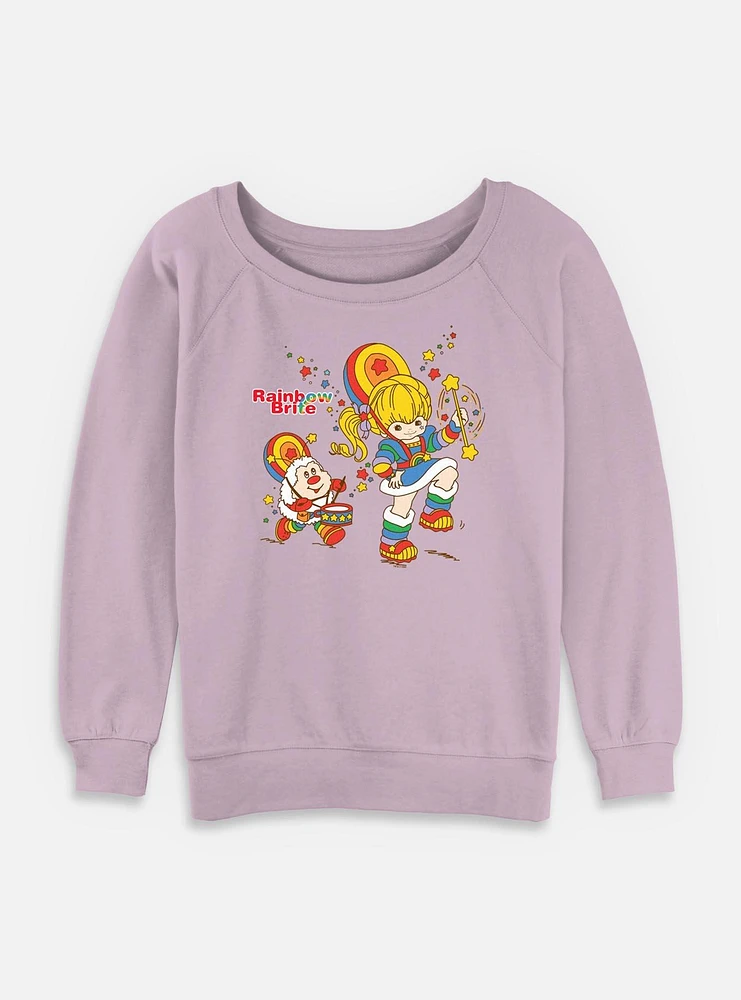 Rainbow Brite Parade Pals Womens Slouchy Sweatshirt