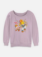 Rainbow Brite Parade Pals Womens Slouchy Sweatshirt
