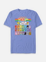 Rainbow Brite Table Of Color Garment Dye T-Shirt